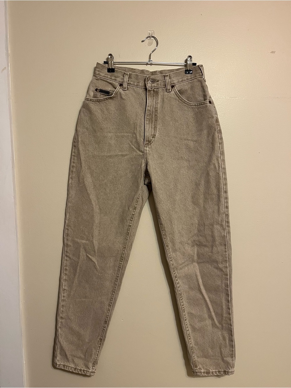 Lee High Rise Tan Vintage Jeans